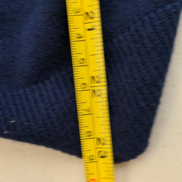 Carolyn Taylor dark blue cardigan sweater - Picture 8 of 8